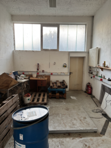 Blick ins Materiallager