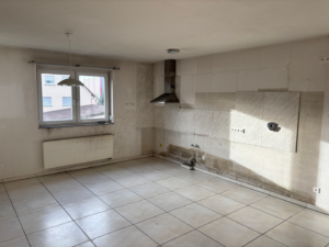 Blick in die offene Küche im 1. OG