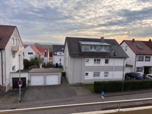 Blick vom Balkon