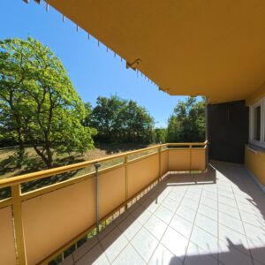 Blick auf den Balkon