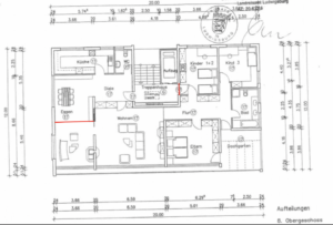 Grundriss Penthouse-Wohnung